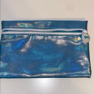 Shiny blue Ipsy bag